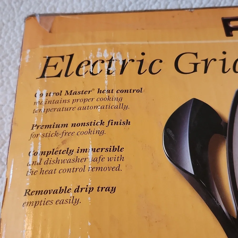 Presto 2002 Y2K Electric Griddle 19-inch CookingSurface Household Family Holiday